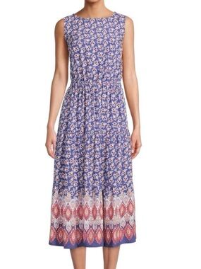beachlunchlounge Peonia Sleeveless Back Cutout  Dress